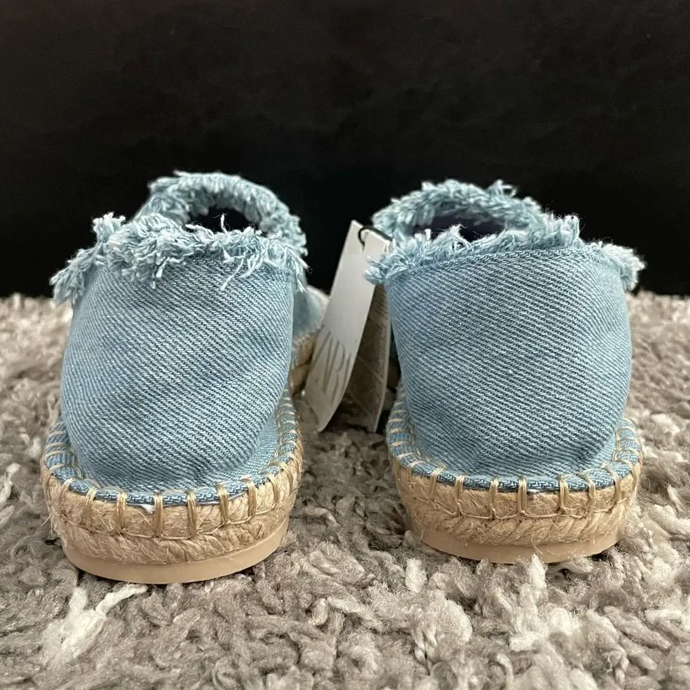NWT Zara Denim Espadrilles